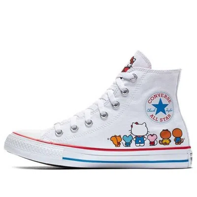 Converse Hello Kitty X Chuck Taylor All Star Canvas Hi 'white' In Animal Print