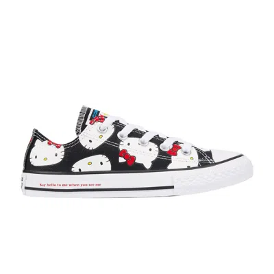 Pre-owned Converse Hello Kitty X Chuck Taylor All Star Canvas Low Gs 'black' | Kid's Size 11