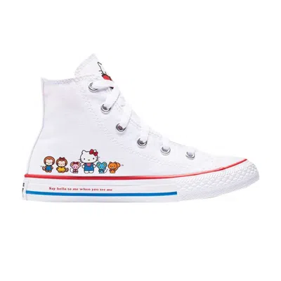 Pre-owned Converse Hello Kitty X Chuck Taylor All Star High Gs 'white' | Kid's Size 2