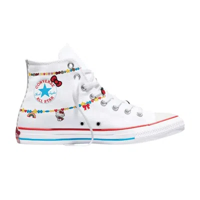 Pre-owned Converse Hello Kitty X  Chuck Taylor All-star 'white Red' | Men's Size 4