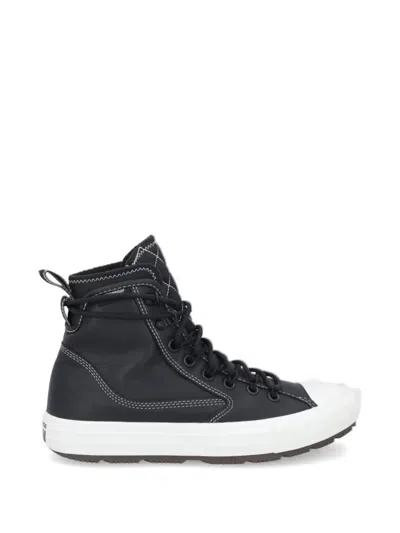 Converse High-top Lace-up Sneakers In Black