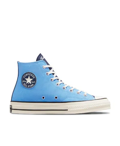 Converse High Top Lace-up Sneakers In Blue