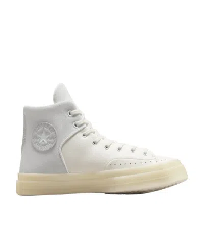 Converse High Top Lace-up Sneakers In Nude