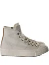 Converse High-top Leather Sneakers In Gray