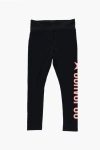 Converse High Waist Stretch Leggings With Printed Contrasting Logo
