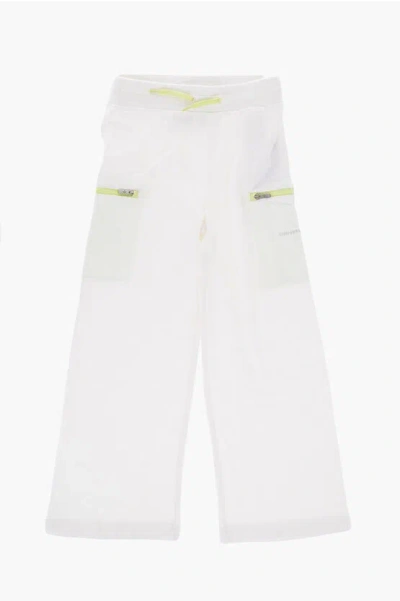 Converse High-waisted Joggers With Contrasting Trims In White