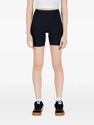 Converse High-waisted Jersey Shorts In Black