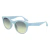 Converse Restore 49mm Gradient Round Sunglasses In Blue