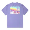 Converse Inverted Desert Graphic T-shirt 'slate Lilac' In Purple