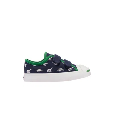 Pre-owned Converse Jack Purcell Low Td 'mythical Creatures - Dinosaur' | Blue | Infant Size 10