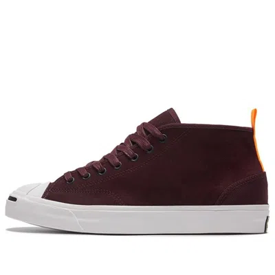 Converse Jack Purcell Mid 'deep Bordeaux' In Brown