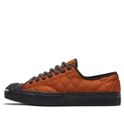 Converse Jack Purcell 'orange Black' In Brown