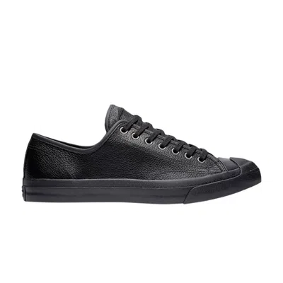 Pre-owned Converse Jack Purcell Ox Leather 'triple Black' | Men's Size 8.5