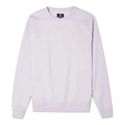 Converse Jack Purcell Pullover Crewneck Sweatshirt 'lilac' In Purple