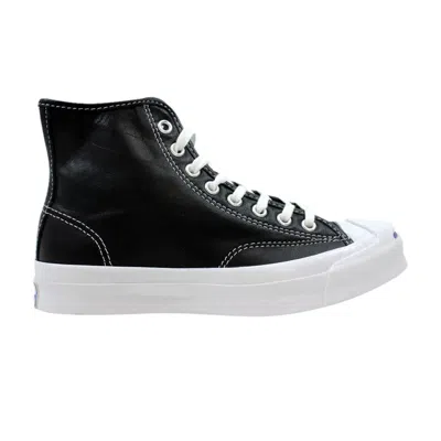 Pre-owned Converse Jack Purcell Signature Hi 'black White'