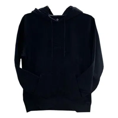 Converse Jack Purcell Smile Pullover Hoodie 'black' In Blue