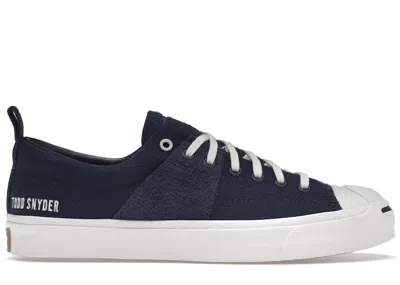 Pre-owned Converse Jack Purcell Todd Snyder Navy Sneakers In Obsidian/egret