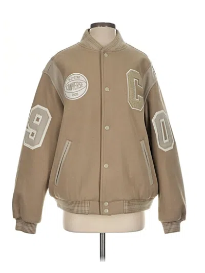 Pre-owned Converse Jacket In Tan