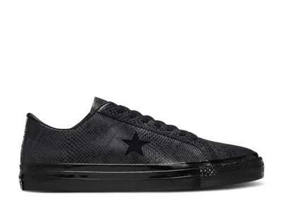 Converse Jamie Platt X  One Star Pro Ox Low 'black Snakeskin'