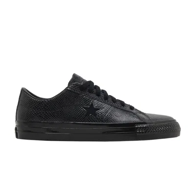 Pre-owned Converse Jamie Platt X One Star Pro Ox Low 'black Snakeskin'