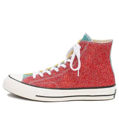 Converse Jw Anderson X Chuck 70 Hi 'glitter Pack - Cherry Sulphur'