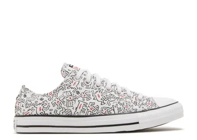 Converse Keith Haring X  Chuck Taylor All Star Low 'dancing Figures Allover Print' In White