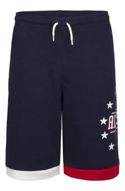 Converse Kids' All Star Colorblock Shorts In Obsidian