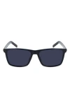 Converse Kids' Chuck 52mm Rectangular Sunglasses In Blue