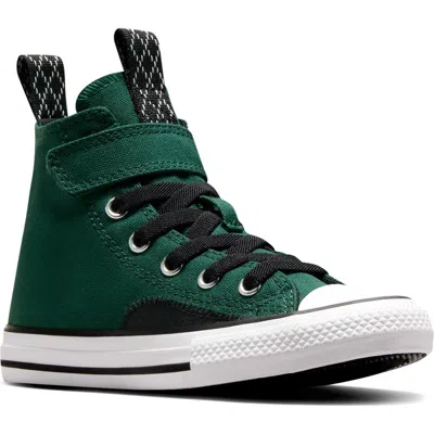 Converse Kids' Chuck Taylor® All Star® 1v High Top Sneaker In Green Envy/black/white
