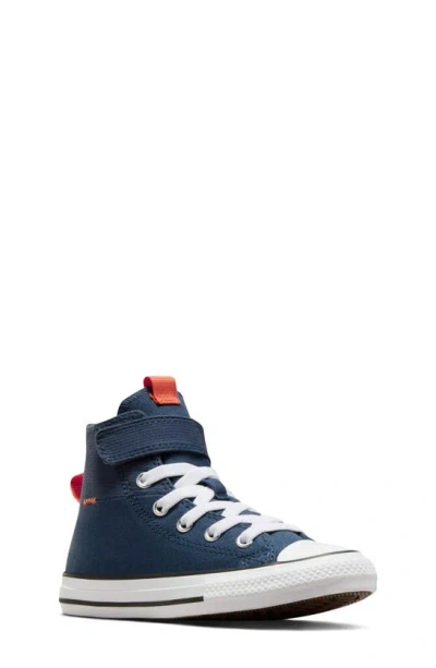 Converse Kids' Chuck Taylor® All Star® 1v High Top Trainer In Navy/ Pale Magma/ White