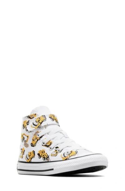 Converse Kids' Chuck Taylor® All Star® 1v High Top Sneaker In White/black/amarillo