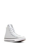 Converse Girls' Chuck Taylor All Star Lace Up Sneakers - Big Kid In Silver/white/silver