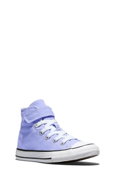 Converse Kids' Chuck Taylor All Star Easy On Canvas High Top Sneaker In Purple