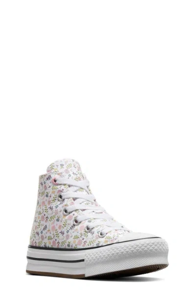 Converse Kids' Chuck Taylor® All Star® Eva Lift High Top Platform Sneaker In Multi