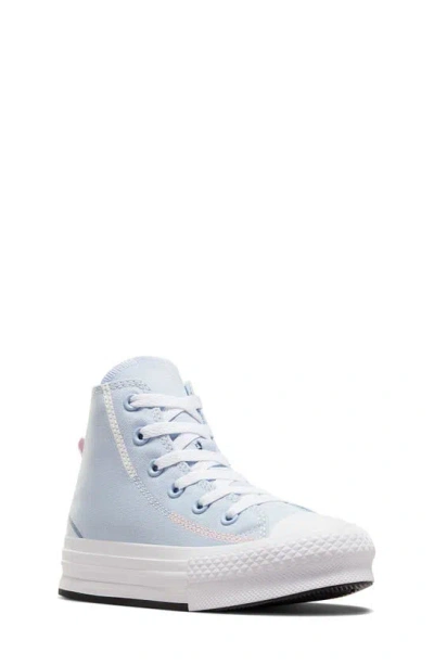 Converse Kids' Chuck Taylor® All Star® Eva Lift High Top Sneaker In Cloudy Daze/ White/ Thunder