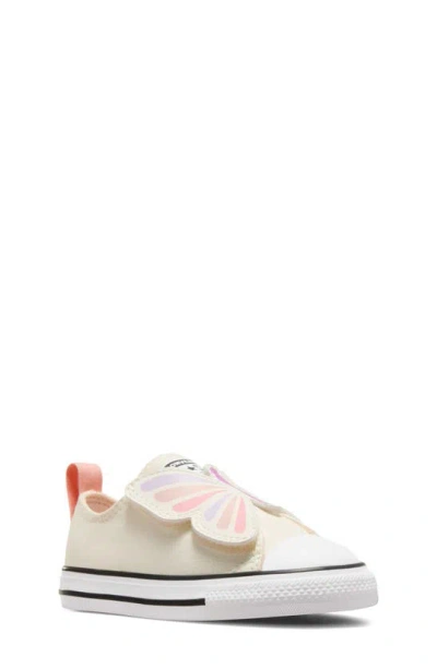 Converse Kids' Chuck Taylor® All Star® One-strap Sneaker In Egret/ Soft Peach/ Pink Phase