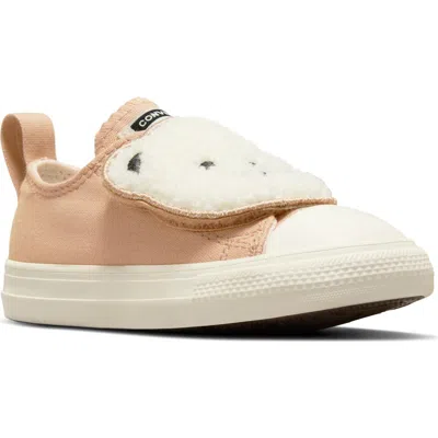 Converse Kids' Chuck Taylor® All Star® One Strap Sneaker In Warm Quarry/egret/black