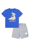 Converse Kids' Ice Cream Truck Graphic T-shirt & Shorts Set In Dark Grey Heather