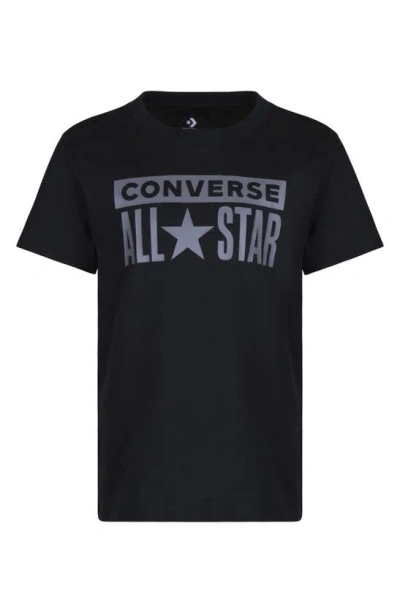 Converse Kids' License Plate Graphic T-shirt In Black