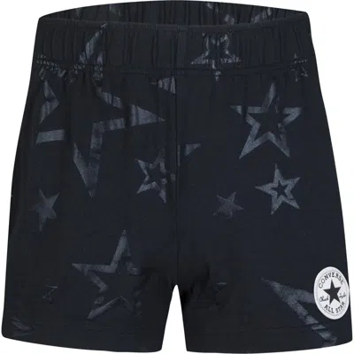 Converse Kids' Patch Shine Pull-on Shorts In Black