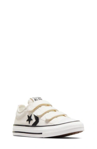 Converse Kids' Star Player 76 Easy-on Sneaker In Vintage White/ Black