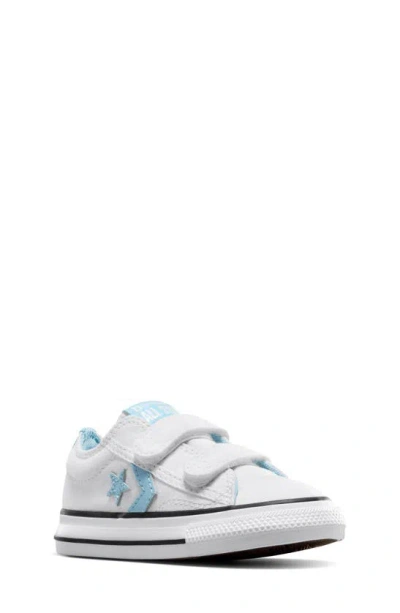 Converse Kids' Star Player 76 Easy-on Trainer In White/ True Sky