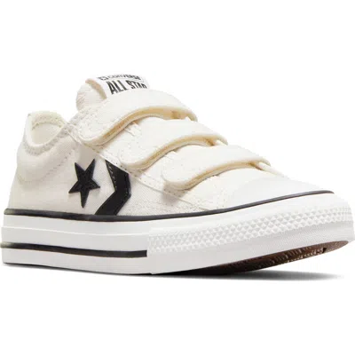 Converse Kids' Star Player 76 Oxford Sneaker In Vintage White/ Black