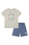 Converse Kids' T-shirt & Shorts Set In Thunder Daze