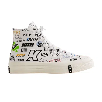 Pre-owned Converse Kith X Chuck 70 High '10th Anniversary - White'