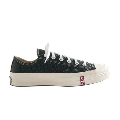 Pre-owned Converse Kith X Chuck 70 Low 'scarab Monogram' In Green