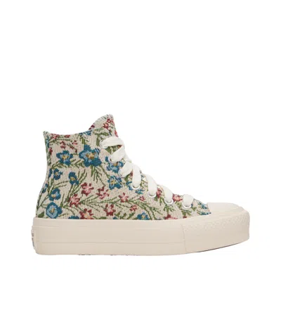 Converse Lace-up High-top Casual Shoes In Nude