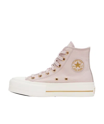 Converse Lace-up High-top Casual Shoes In White