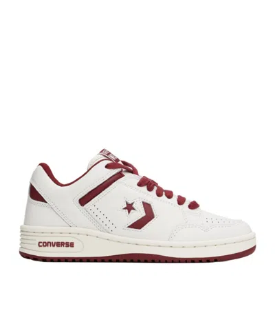 Converse Lace-up Low-cut Casual Shoes In White