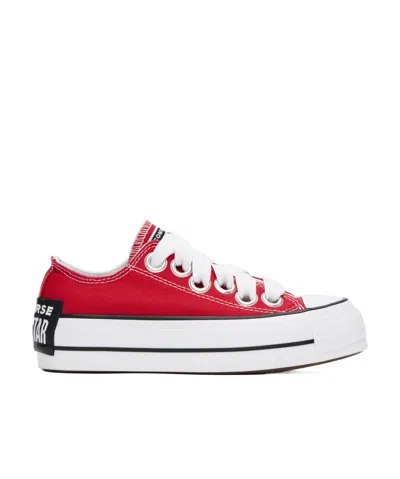 Converse Lace-up Low-cut Casual Shoes In White
